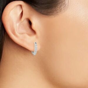 Swarovski - Matrix Swarovski Crystal Mini Hoop Earrings